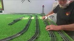 MARX TRAIN ROOM / LIONEL TRACK ON A MENARDS LAYOUT