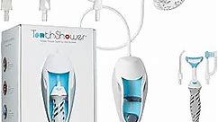 Complete Oral Care Solution: ToothShower - 3-in-1 Toothbrush, Gum Massager, and Water Flossing Tip for Ultimate Dental Hygiene and Freshness