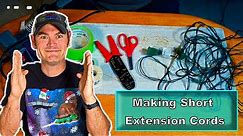 How To Make Extension Cords From Christmas Lights!!!