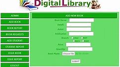 Library Management System in web using php,mysql,html, css with source code | Web Projects code