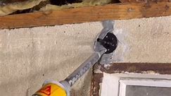 How to fix this basement wall crack. #construction #homerenovation #realestate #entrepreneur #hardwork #homeimprovement #Home #DIY #tools | WINNI