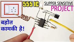 230v Ac Line Tester Using Bc547 Transistor & 555 Timer IC | Non Contact Ac Line Tester | Line Tester