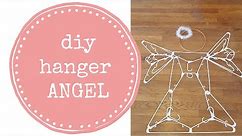 hanger angel how to diy { dollar store craft }
