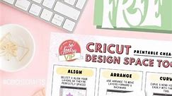 Where are my #cricutcrafter friends?! Comment CRICUT to download these Cricut Design Tool guides free! ✨ #cricutmade #cricutcrafts #cricutmachine #cricutsvg | So Fontsy