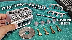Miniature FLATHEAD Four Cylinder Engine Assembly & RUN!