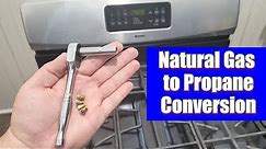 How to Convert a Natural Gas Stove to Propane - Kenmore / Frigidaire Natural Gas Stove Conversion