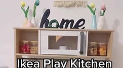 Ikea play kitchen hack! #montessori #montessoritoddler #functionalplaykitchen #ikeaplaykitchen #montessoriathome #montessorichild #montessoriinspired | Roxybondoc