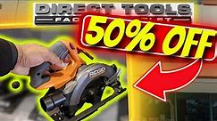 BEST AFTER CHRISTMAS TOOL DEALS at DIRECT TOOLS FACTORY OUTLET! | HALF OFF RIGID and RYOBI!
