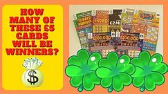 7 scratch cards to brighten your day. £35 mix of £5 scratch tickets from the National Lottery