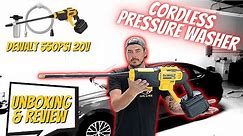 DEWALT 20-Volt 550 PSI, 1.0 GPM Cold Water Cordless Power Washer Review | Cordless Pressure Washer