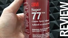 3M Super 77 Classic Spray Adhesive 467g long term REVIEW | Acoustic Foam Panels