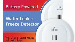 Kidde Battery Operated Smart Water Leak Detector & Freeze Alarm with Wi-Fi