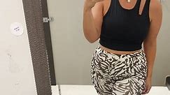 Kmart Activewear Try On ♡ Active Womens Seamfree Rib Bike Shorts - Jacquard 12/14 Active Womens Bike Shorts - TBL animal size 12 Active Womens Cut Out Tank - Black size 12 (dbl lined) #changeroom #activewear #curve #kmart #exercise #animalprint #bodyconfience #movement #selflove #self-worth #selflove #personalshopper | wearitlikejameyj