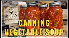 🌽 CANNING Vegetable Soup for BEGINNERS!
