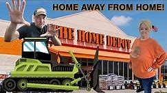 OUR DAY AT HOME DEPOT!