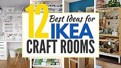 The Absolute BEST IKEA Craft Room Ideas - the Original!