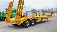 2 Alxle 50 Tons Low Loader Trailers