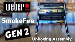 Weber SmokeFire Pellet Grill | Latest (2022) Gen 2 Model | Unboxing | Assembly | First look | EX6