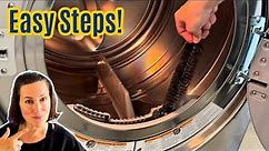How To Clean Dryer Vent From Inside And Outside - The Easy Way - Step By Step!