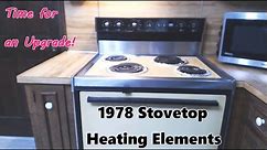 Upgrading Obsolete Stove Top Heating Elements on a 1970s Vintage Frigidaire Range