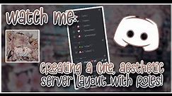 How to: Create a cute, aesthetic server template with roles ❤️ | Discord tutorial