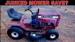 Can We Fix The Damage? Free Snapper Mower.