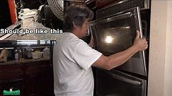 This Remove And Reinstall An Oven Door (GE)