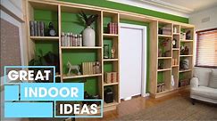 How To Build A Custom Wall Unit | Indoor | Great Home Ideas