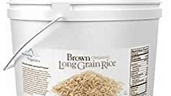 Mountain High Organics Certified Brown Long Grain Rice 6 Gallon/40 Lb Bucket