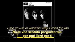 The Beatles - not a second time lyric video no singing