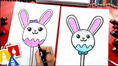 How To Draw An Easter Cake Pop