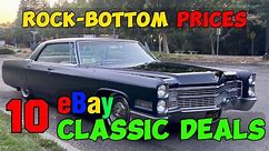 Classics on a Budget: Top 10 eBay Classic Car Deals
