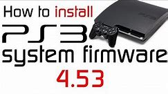 How to install PS3 firmware 4.53 (New automation features!)