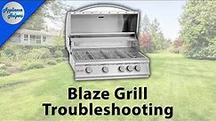 Blaze Gas Grill Troubleshooting