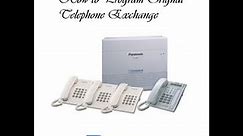 how to program in #panasonic Telephone Exchange | Programming URDU/HINDI part 1 #telephone