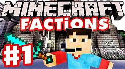 Minecraft Factions Part 1 - Starting Out! (Scottland Studios Public Minecraft Factions Server)