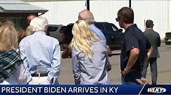 President Biden is arriving in eastern Kentucky