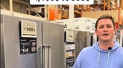 Most Expensive vs Least Expensive Fridge in Home Depot