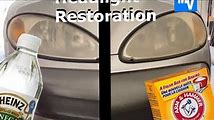 Restore Your Headlights with Baking Soda and Vinegar