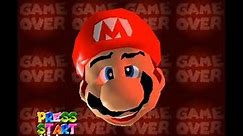 Super Mario 64 Game Over + Death with Bowser Laugh (HD)