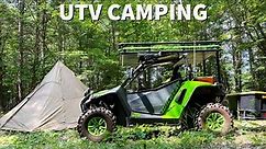 UTV Overland Camping Trip in the Forest