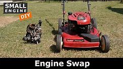 Lawn Mower Briggs & Sratton Engine Swap