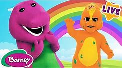 🤸🏽‍♀️ Let's Play With Friends! | Brain Break for Kids | Full Episodes Live | Barney the Dinosaur