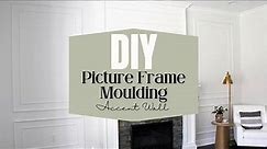 DIY Wall Picture Frame Moulding {Step-By-Step Tutorial}