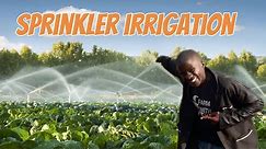 Installing Sprinkler irrigation system using simple materials