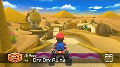 Wii Dry Dry Ruins in Mario Kart 8 | 4K