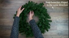 Colorado Spruce Green Artificial Christmas Wreath - 36-Inch Unlit