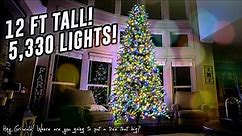 12 FT TALL with 5,330 LIGHTS!! - Costco RGB Micro LED Christmas Tree Review
