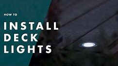 How To Install Deck Lights - Bunnings Warehouse