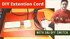 DIY Extension Cord with ON/OFF Switch